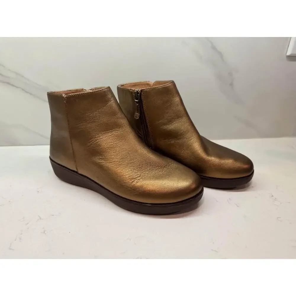Fitflop Gold Ankle Boots